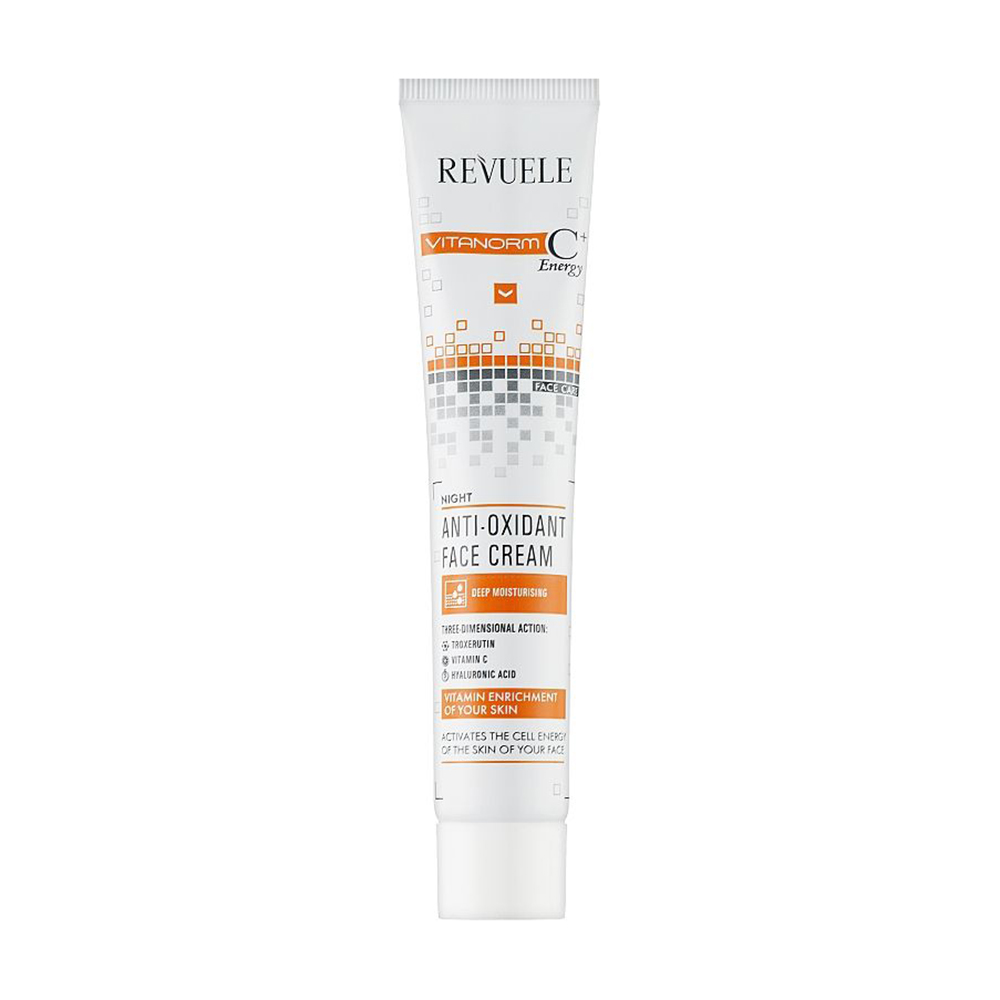 Нічний антиоксидантний крем для обличчя Revuele Vitanorm C+ Energy Antioxidant Night Cream, 50 мл